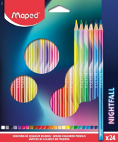  - Zīmuļi 24 krāsas Maped Nightfall