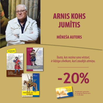 Arnis Kohs Jumītis - mēneša autors Zvaigznes grāmatnīcās