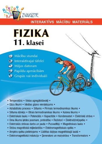 Jauni iZvaigzne sērijas interaktīvie mācību materiāli - &quot;Fizika 11. klasei&quot; un &quot;Fizika 12. klasei&quot;!