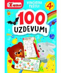 100 uzdevumi. Vingrini prātu! 4+. Zaķēns Ziķeris