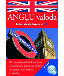 Angļu valoda. Intensīvais kurss (kastē 4 CD, gramatikas pārskats un klausīšanās vingrinājumi)