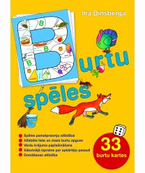 Burtu spēles. 33 burtu kartītes