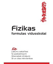 Fizikas formulas vidusskolai