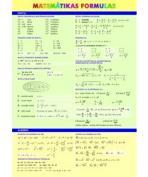 Matemātikas formulas (A4 salokāms)