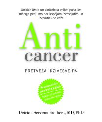 Anticancer. Pretvēža dzīvesveids