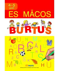 Es mācos burtus. 4-5 gadi