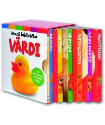 Vārdi. Mazā bibliotēka (kastītē 6 mazas grāmatiņas)