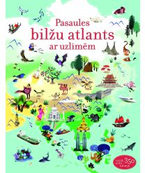 Pasaules bilžu atlants ar uzlīmēm