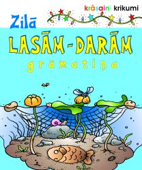 Zilā lasām-darām grāmatiņa