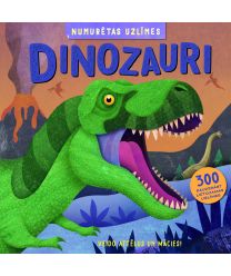 Dinozauri. Numurētas uzlīmes