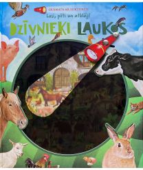 Dzīvnieki laukos. Grāmata ar lukturīti