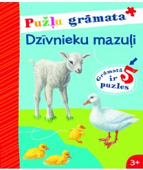 Dzīvnieku mazuļi. Pužļu grāmata