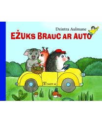 Ežuks brauc ar auto