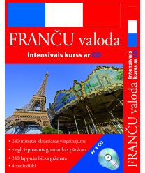 Franču valoda. Intensīvais kurss (kastē 4 CD, gramatikas pārskats un klausīšanās vingrinājumi)