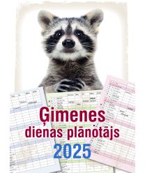 Ģimenes dienas plānotājs. Kalendārs 2025