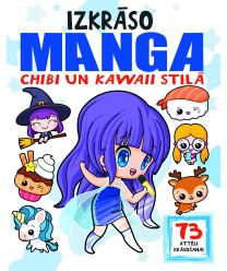 Izkrāso. Manga Chibi un Kawaii stilā (73 attēli krāsošanai)