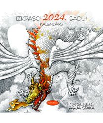 Izkrāso 2024. gadu! Kalendārs