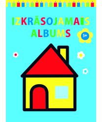 Izkrāsojamais albums. 3+ (ar māju)