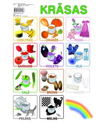 Krāsas. Plakāts A4