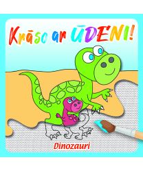 Krāso ar ūdeni! Dinozauri