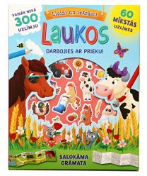 Laukos. Salokāma grāmata (vairāk nekā 300 uzlīmju)