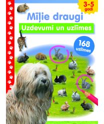 Mīļie draugi. Uzdevumi un uzlīmes