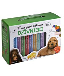 Dzīvnieki. Mana pirmā bibliotēka (kastē-somiņā 8 grāmatiņas)