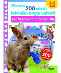 Pirmie 200 vārdi latviešu-angļu valodā. Learn Latvian and English!