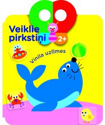 Veiklie pirkstiņi. Vinila uzlīmes. 2+ (ronis)