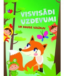 Visvisādi uzdevumi un daudz uzlīmju