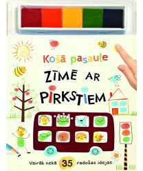 Zīmē ar pirkstiem. Košā pasaule