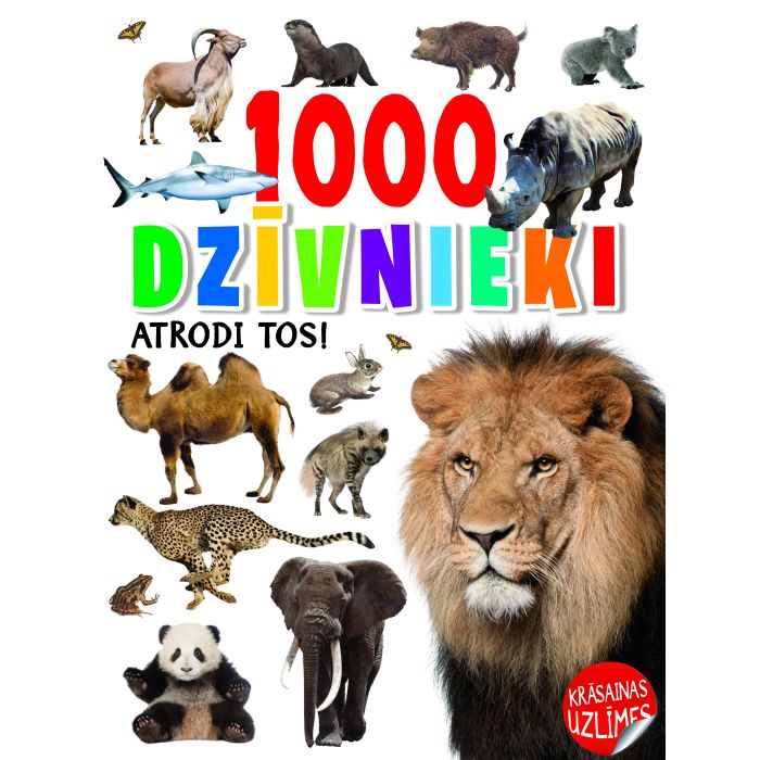 Atrodi 1000 dzīvniekus! 590 uzlīmes