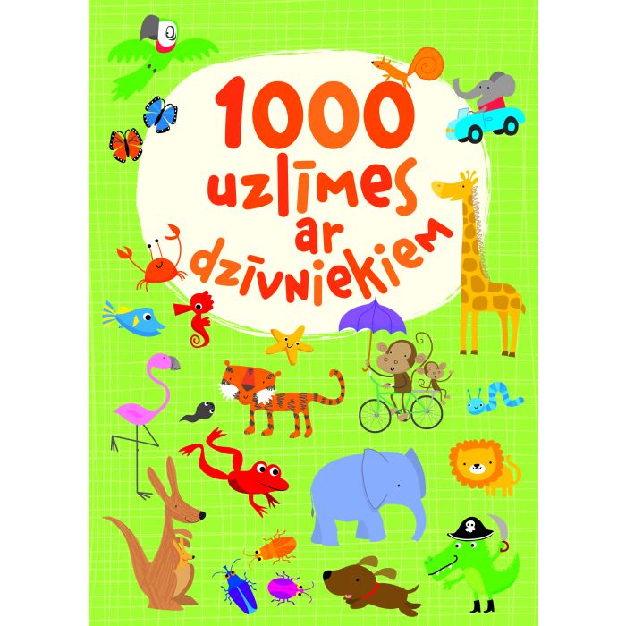 1000 uzlīmes ar dzīvniekiem