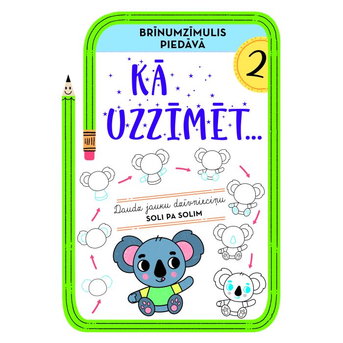 Brīnumzīmulis piedāvā: 2. Kā uzzīmēt...daudz jauku dzīvnieciņu