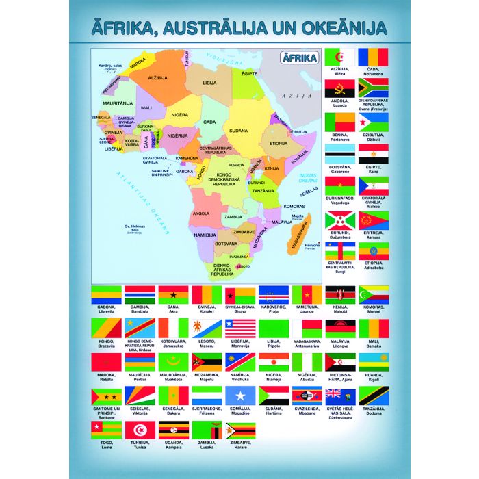 Āfrika, Austrālija un Okeānija (A4)