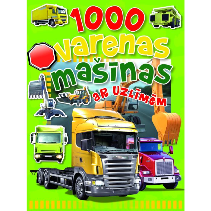 1000 varenas mašīnas ar uzlīmēm