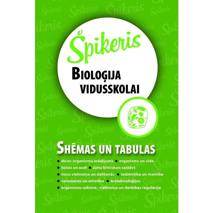 Bioloģija vidusskolai. Shēmas un tabulas