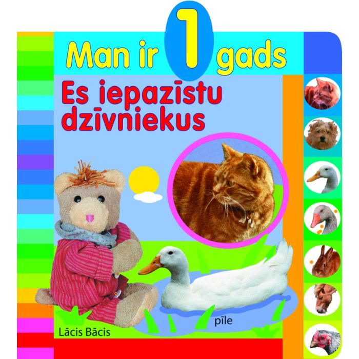 Man ir 1 gads. Es iepazīstu dzīvniekus