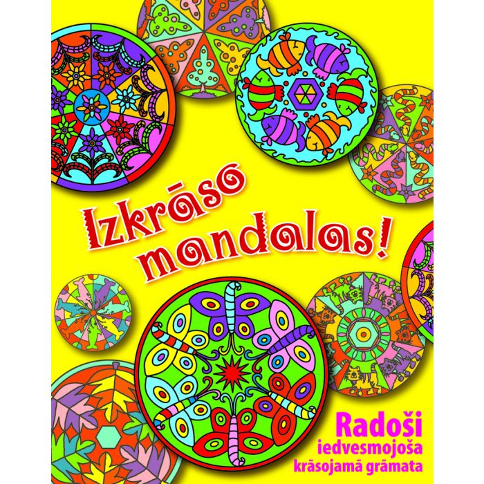 Izkrāso mandalas!