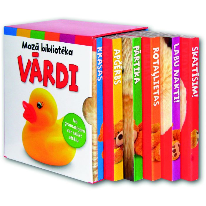 Vārdi. Mazā bibliotēka (kastītē 6 mazas grāmatiņas)