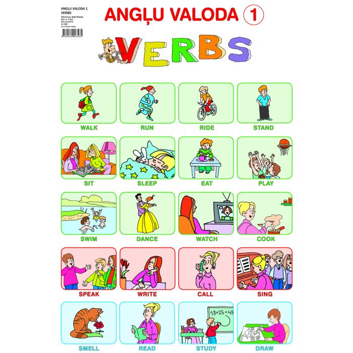 Angļu valoda 1. Verbs (A2)