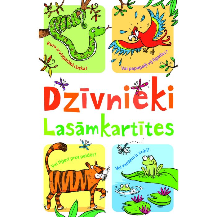 Dzīvnieki. Lasāmkartītes