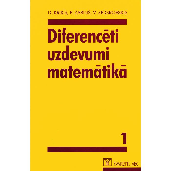 Diferencēti uzdevumi matemātikā, 1