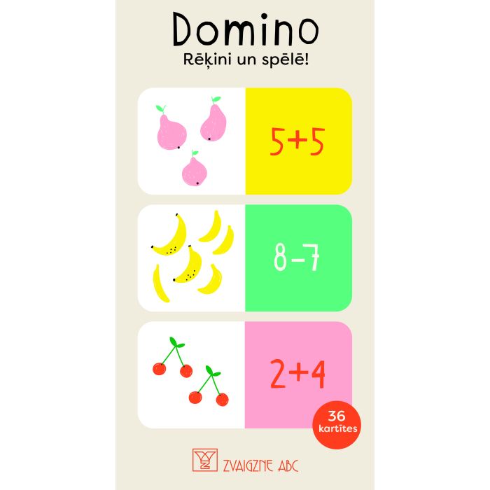 Domino. Rēķini un spēlē!