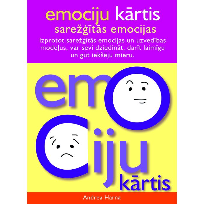 Emociju kārtis. Sarežģītās emocijas (kastītē 50 emociju kārtis un lietošanas pamācība)