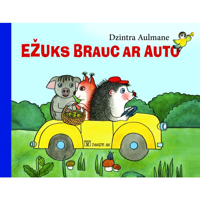 Ežuks brauc ar auto