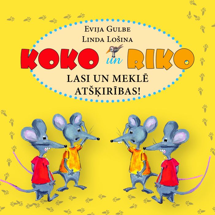 Koko un Riko. Lasi un meklē atšķirības!