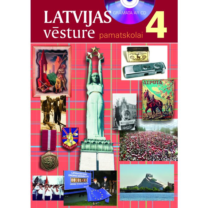 Latvijas vēsture pamatskolai. 4. Mācību grāmata 9. klasei + CD