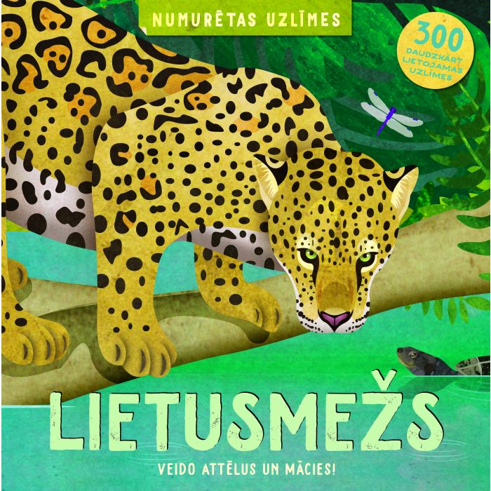 Lietusmežs. Numurētas uzlīmes