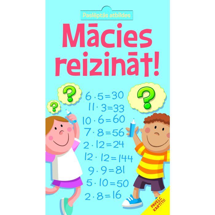 Mācies reizināt! Paslēptas atbildes